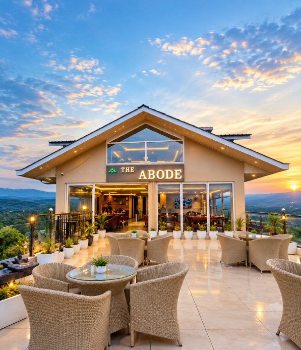 The Abode Dharamshala lobby